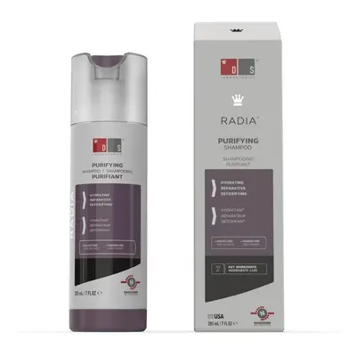 DS Laboratories Šampon pro citlivou pokožku hlavy Radia (Purifying Shampoo) 205 ml