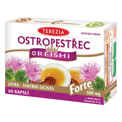 Terezia Company Ostropestřec + reishi forte 60 kapslí