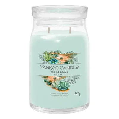 Yankee Candle Aromatická svíčka Signature sklo velké Aloe & Agave 567 g