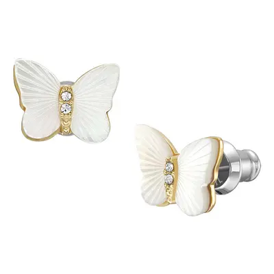 Fossil Krásné bicolor náušnice pecky Radiant Wings JF04422710