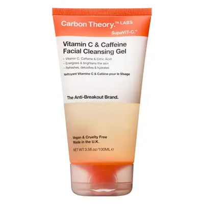 Carbon Theory Čisticí pleťový gel Vitamin C & Caffeine (Facial Cleansing Gel) 100 ml