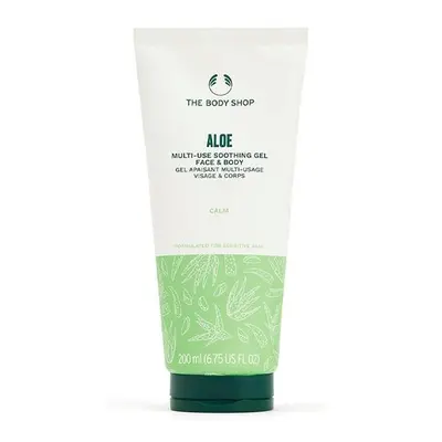 The Body Shop Zklidňující gel na obličej a tělo Aloe (Multi-Use Soothing Gel Face & Body) 200 ml