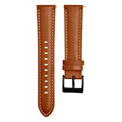 4wrist Kožený řemínek s prošíváním - Light Brown mm