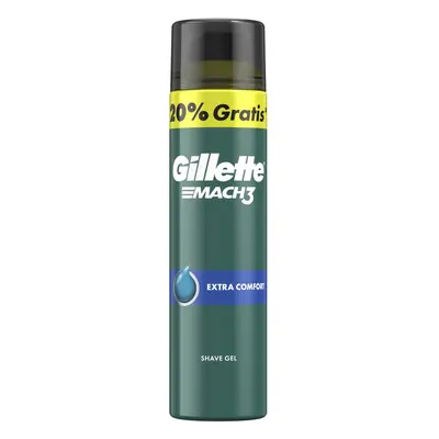 Gillette Gel na holení Mach3 Extra Comfort (Shave Gel) 200+40 ml