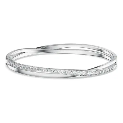 Swarovski Třpytivý pevný náramek TWIST S - 5,4 cm