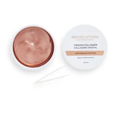 Revolution Skincare Zklidňující polštářky pod oči Rose Gold Vegan Collagen (Soothing Eye Patches