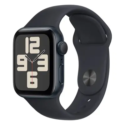 Apple Apple Watch SE (2023) GPS 40mm sportovní silikonový řemínek temně inkoustový M/L