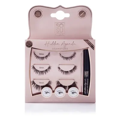 SOSU Cosmetics Umělé řasy Hidden Agenda (Dramatized Lashes) 10-14 mm