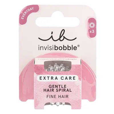 Invisibobble Gumička do vlasů Extra Care Crystal Clear 3 ks