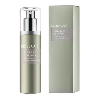 M2 Beauté Rozjasňující pleťové sérum Pearl & Gold Ultra Pure Solutions (Facial Nano Spray) 75 ml