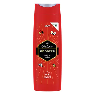 Old Spice Sprchový gel na tělo i vlasy Booster (Shower Gel + Shampoo) 400 ml