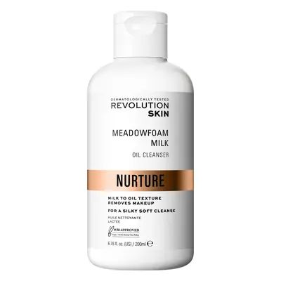 Revolution Skincare Odličovač make-upu Nurture Meadowfoam Milk (Oil Cleanser) 200 ml