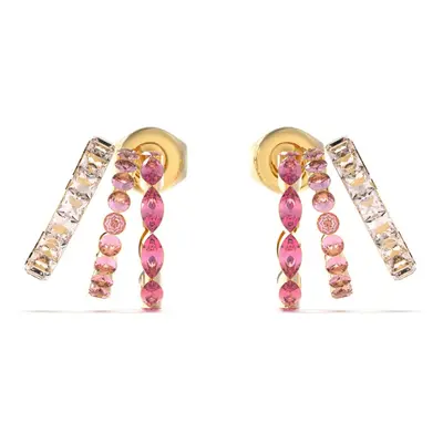 Guess Dámské pozlacené náušnice Crazy Earrings JUBE03307JWYGPKT/U