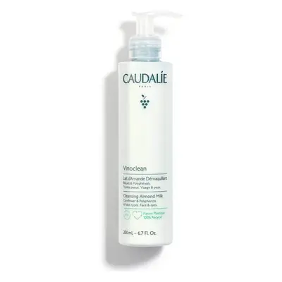 Caudalie Čisticí mandlové mléko na obličej a oči Vinoclean (Cleansing Almond Milk) 200 ml