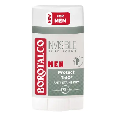 Borotalco Tuhý deodorant Men Invisible Dry (Deo Stick) 40 ml