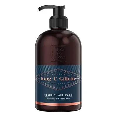 Gillette Šampon na vousy a obličej King (Beard & Face Wash) 350 ml