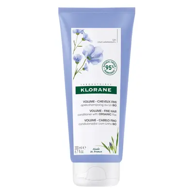 Klorane Kondicionér pro jemné vlasy s organickým lnem (Volume Conditioner) 200 ml