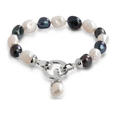 JwL Luxury Pearls Náramek z pravých perel ve dvou odstínech JL0317