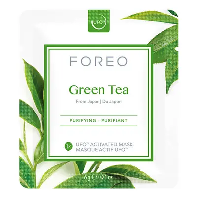 Foreo Osvěžující a zklidňující pleťová maska Green Tea (Purifying Mask) 6 x 6 g