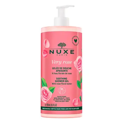 Nuxe Zklidňující sprchový gel Very Rose (Soothing Shower Gel) 750 ml