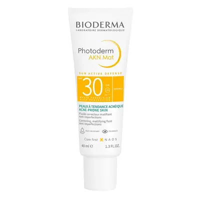 Bioderma Matující fluid na opalování SPF 30 Photoderm AKN Mat (Mattifying Fluid) 40 ml