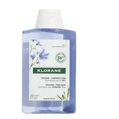 Klorane Šampon pro objem jemných vlasů Bio Len (Volume Shampoo) 200 ml