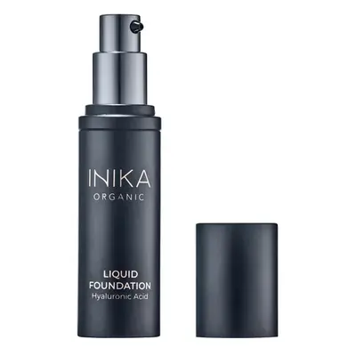 INIKA Organic Tekutý make-up s kyselinou hyaluronovou (Liquid Foundation) 30 ml Porcelain