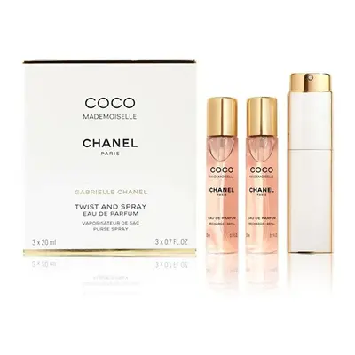 Chanel Coco Mademoiselle - EDP 20 ml (plnitelný flakon) + EDP náplň 2 x 20 ml 60 ml