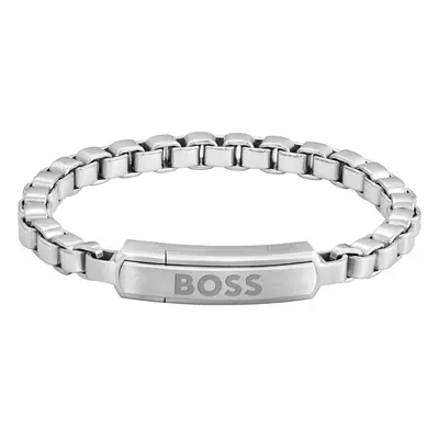 Hugo Boss Nadčasový pánský náramek z oceli Devon 1580596 17,5 cm