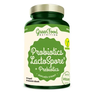 GreenFood Nutrition Probiotika LactoSpore® + Prebiotics 60 kapslí