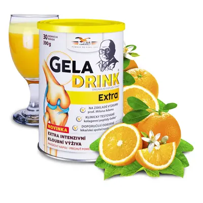 Geladrink Geladrink Extra práškový nápoj příchuť pomeranč 390 g