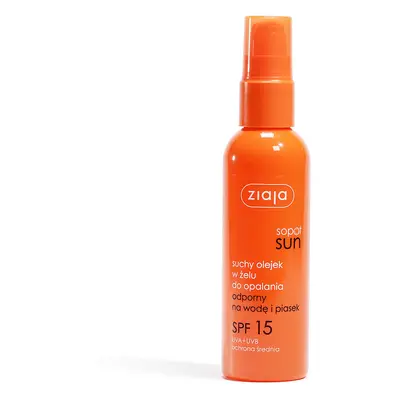 Ziaja Suchý olej na opalování v gelu SPF 15 Sun (Dry Oil in Gel) 90 ml