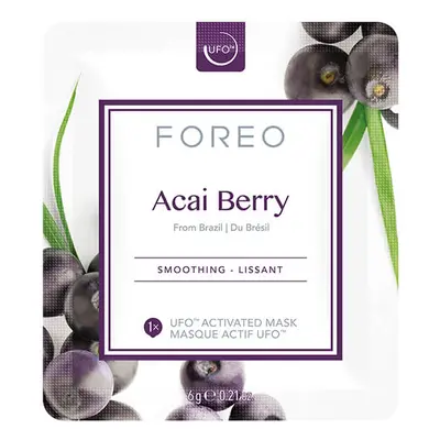 Foreo Vyhlazující pleťová maska Acai Berry (Smoothing Mask) 6 x 6 g