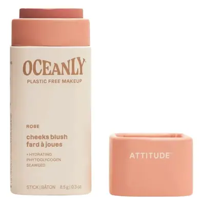 Attitude Krémová tvářenka v tyčince Oceanly (Cheeks Blush) 8,5 g Rose