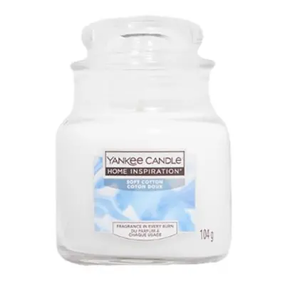 Yankee Candle Vonná svíčka Home Inspiration malá Soft Cotton 104 g