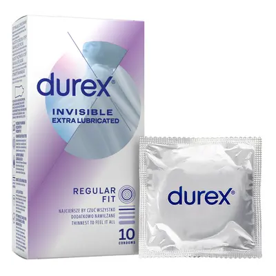 Durex Kondomy Invisible Extra Lubricated 20 ks