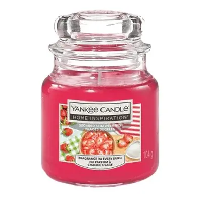 Yankee Candle Vonná svíčka Home Inspiration malá Sugared Strawberries 104 g