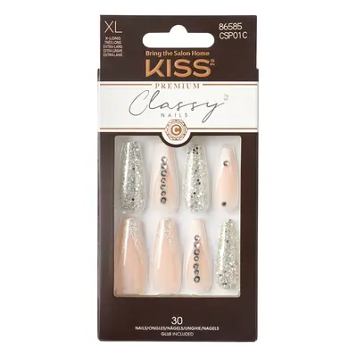 KISS Nalepovací nehty Classy Nails Premium- Sophisticated 30 ks