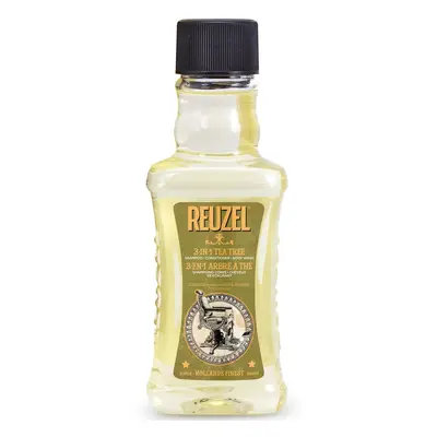 Reuzel Šampon, kondicionér a sprchový gel 3 v 1 (3-in-1 Tea Tree Shampoo-Conditioner-Body Wash) 