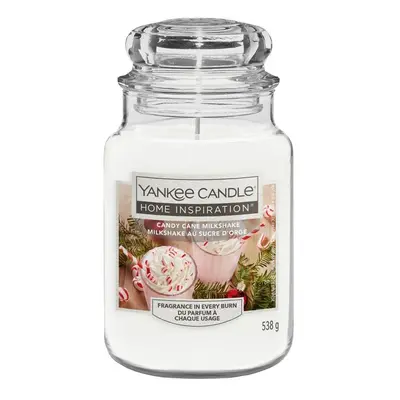 Yankee Candle Vonná svíčka Home Inspiration velká Candy Cane Milkshake 538 g