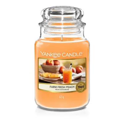 Yankee Candle Aromatická svíčka Classic velká Farm Fresh Peach 623 g