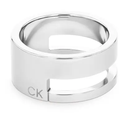 Calvin Klein Dámský ocelový prsten Geometric Essentials 35000680 56 mm