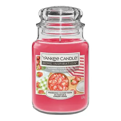 Yankee Candle Vonná svíčka Home Inspiration velká Sugared Strawberries 538 g