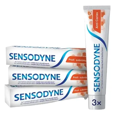 Sensodyne Zubní pasta Zubní kaz Trio 3 x 75 ml