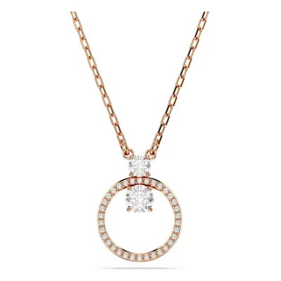 Swarovski Okouzlující bronzový náhrdelník s krystaly Constella 5692266