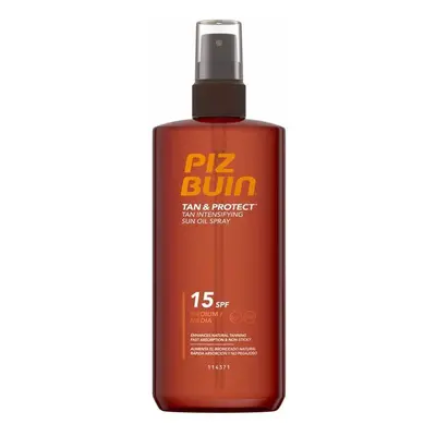 Piz Buin Olej urychlující proces opalování ve spreji SPF 15 Tan & Protect (Sun Oil Spray) 150 ml