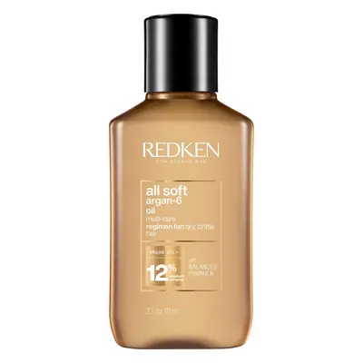 Redken Olej pro suché a křehké vlasy All Soft Argan-6 Oil (Multi-Care Oil) 111 ml