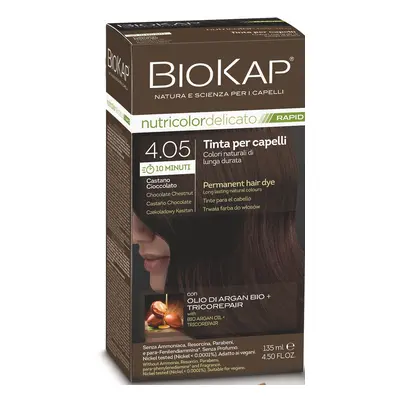 Biokap BIOKAP DELICATO RAPID barva na vlasy - 4.05 Čokoládově kaštanová 135 ml