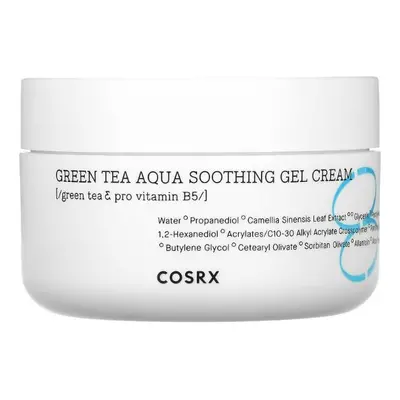 COSRX Uklidňující gelový krém Hydrium Green Tea Aqua (Soothing Gel Cream) 50 g