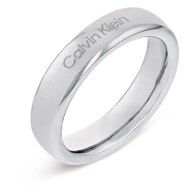 Calvin Klein Minimalistický ocelový prsten Pure Silhouettes 35000513 54 mm